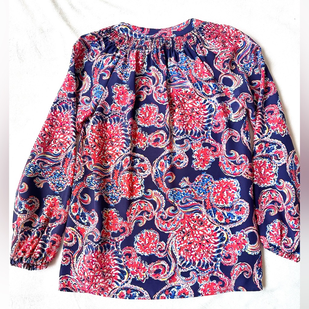 🤍Lilly Pulitzer Elsa Top/Blouse - Picture 3 of 5